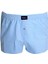 Mode Xl Büyük Beden Erkek Boxer Desenli Poplin 6348 Buz Mavi 1