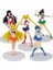 5pcsset Sailor Moon Dekorasyon Aksiyon Figürleri Model Oyuncak Japon Anime Masaüstü Dekor Koleksiyonu Pvc Hediye Oyuncakları Çocuklar Için | (Yurt Dışından) 1