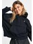 Jordan Essentialen Fleece Hoodie Loose Fit Black Kadın Büyük Beden Kapüşonlu Sweatshirt Siyah 4