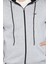 Kapüşonlu Fermuarlı Üç Iplik Şardonlu Erkek Sweatshirt 4