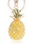 Yeşil Stil 3 Renkli Ananas Akrilik Anahtarlıklar Çinko Alaşım Taşlı Anahtarlık Kızlar Çanta Süsü Aksesuarları (Yurt Dışından) 2