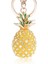 Yeşil Stil 3 Renkli Ananas Akrilik Anahtarlıklar Çinko Alaşım Taşlı Anahtarlık Kızlar Çanta Süsü Aksesuarları (Yurt Dışından) 3