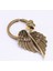 Pirinç Tarzı Kişiselleştirilmiş Melek Kanatları Anahtarlık El Yapımı Dıy Kanat Kolye Anahtarlık Takı 2 Renk: Pirinç,Gümüş (Yurt Dışından) 3