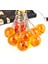 No.5 Boyutu Anime Dragon Ball Z 7 Yıldız Toplar 2.7Cm Pvc Figür Oyuncak Anahtarlık Yıldız Dragon Ball Z Anahtarlık Koleksiyonu Hobiler (Yurt Dışından) 2