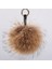 Siyah Stil 15 Cm Peluş Kürklü Top Anahtarlık Rakun Kürk Anahtarlık Llavero Pom Pom Anahtarlık Pompon Anahtarlık Anahtarlık Yüzük Porte Clef Şans Kadın Çanta Süsü (Yurt Dışından) 3