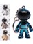 Altın Tarzı 3D Astronot Anahtarlık Uzay Robotu Uzay Adamı Anahtarlık (Yurt Dışından) 2
