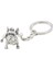 Beyaz Stil 1'Li Paket Vintage Retro Gümüş 3D French Bulldog Anahtarlıklar Sevimli Metal French Bulldog Köpek Anahtarlıklar Anahtarlıklar Pet Mücevher (Yurt Dışından) 1