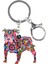 Kırmızı Stil Kadın Kızlar Için Akrilik Boston Terrier Pit Bull Köpek Anahtarlık Yüzük Moda Hayvan Takı Anahtarlıklar Çanta Cüzdan Kolye (Yurt Dışından) 1