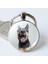 No.3 Boyutu Sevimli Köpek Cam Kubbemli Köpek Aşığa Metal Araba Anahtarlık Anahtarlık Anahtarlıklar (Yurt Dışından) 1