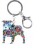 Mavi Stil Kadın Kızlar Için Akrilik Boston Terrier Pit Bull Köpek Anahtarlık Yüzük Moda Hayvan Takı Anahtarlıklar Çanta Cüzdan Kolye (Yurt Dışından) 1