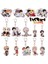 H01 Anime Haikyuu Sevimli Şeffaf Akrilik Voleybol Karasuno Nekoma Anime Karasuno Lisesi Kaderi Savaşı Anahtarlık Anime Kolye Anahtarlık (Yurt Dışından) 2