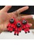 3D Ahtapot Oyunu Figür Maskesi Anahtarlık Şans Kolye Aksesuarları Turuncu Altı Koz Cosplay Anahtarlıklar Bayanlar Kadınlar Erkekler Çocuklar Anahtarlık Oyuncak (Yurt Dışından) 2