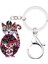 Kırmızı Stil Kadınlar Ve Kızlar Için Akrilik Çiçekli Kedi Anahtarlık Yüzük Anahtarlıklar Hayvan Takıları Pet Çanta Araba Anahtarlık Cüzdan Süsleri ler (Yurt Dışından) 1