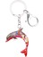 Kırmızı Stil Kadınlar Için Deniz Hayvanı Mücevherleri Yunus Anahtarlık Yüzük Anahtarlık Çanta Cüzdan Araba Anahtar Tutucu (Yurt Dışından) 1