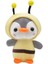 Sarı Stil Sevimli Penguen Arı Hayvan Peluş Bebek Anahtarlık Anahtarlık Anahtar Tutucu Asılı Dekor lik: 10Cm (Yurt Dışından) 1