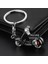 Pembe Tarzı Yaratıcı 3D Hareketli Tekerlek Motosiklet Bisiklet Metal Kolye Tarzı Anahtarlık Anahtarlık Araç Aksesuarı Için Anahtarlık Keyfob (Yurt Dışından) 4