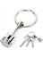 Gümüş Tarzı 1 Bilgisayar Metal Piston Araba Stil Anahtarlık Anahtarfob Motor Anahtar Zinciri Halka Anahtarlık (Yurt Dışından) 5