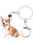 Kadınlar Çocuklar Çanta Araba Anahtar Için Akrilik Welsh Corgi Pembroke Köpek Anahtarlık Yüzük Anahtarlıkları Hayvan Takı (Yurt Dışından) 1