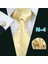 Çok Renkli Stil N-5 20 Stil Kravat Şık Erkek Sarı Ipek Kravat Mendil Kol Düğmeleri Formal Düğün Için (Yurt Dışından) 5