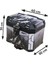 DSN05 Universal 37 Lt Desenli Alüminyum Motosiklet çantası 1