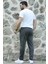 Duble Paça Kendinden Desenli Erkek Rahat Kesim Pantolon P-00010847 3