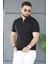Polo Yaka Yarım Fermuarlı Likralı Erkek Tişört P-00011199 2