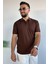 Polo Yaka Yarım Fermuarlı Likralı Erkek Tişört P-00011199 2