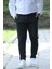 Duble Paça Kendinden Desenli Erkek Rahat Kesim Pantolon P-00010847 1