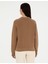 Kadın Camel Yün Regular Fit Kazak 50296492-VR015 5