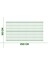 6 Adet Panel Çit Teli 50 x 250 cm 4 mm Tel Kalınlığı 55 x 150 mm Göz Aralığı 2