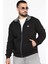 Erkek Dik Yaka Fermuarlı Şardonlu Üç Iplik Sweatshirt 1