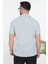 Slim Fit Çizgili Keten Erkek Gömlek 3