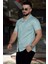 Slim Fit Desenli Aerobin Erkek Gömlek 1