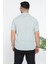Slim Fit Çizgili Keten Erkek Gömlek 3