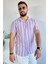 Slim Fit Desenli Keten Gömlek 2