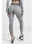 Pro 365 Dri Fit Training Mid Rise Full Length Tight Fit Green Toparlayıcı Tayt Gri Melanj 2