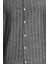 Slim Fit Desenli Keten Gömlek 2