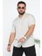 Slim Fit Çizgili Keten Gömlek 2