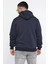 Erkek Kapüşonlu Yarım Fermuarlı Şardonlu Slim Fit Üç Iplik Sweatshirt 3