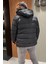 İçi Peluş Fermuarlı Kapüşonlu Erkek Mont P-00013141 3
