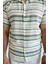 Slim Fit Çizgili Keten Gömlek 3