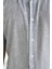 Slim Fit Kendinden Desenli Keten Gömlek 3