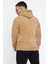 Kapüşonlu Kanguru Cepli Erkek Polar Sweatshirt 3