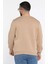 Erkek Bisiklet Yaka Şardonlu Üç Iplik Sweatshirt 3