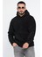 Kapüşonlu Kanguru Cepli Erkek Polar Sweatshirt 1