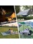 Su Geçirmez Tarp Tente Gölgelik Örtü,yağmurluk Karavan Gölgelik Güneşilk 300X300 cm - Yeşil 7