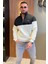 Yarım Fermuarlı Dik Yaka Üç Iplik Şardonlu Erkek Sweatshirt 1