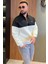 Yarım Fermuarlı Dik Yaka Üç Iplik Şardonlu Erkek Sweatshirt 2
