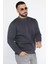 Üç Iplik Şardonlu Bisiklet Yaka Erkek Sweatshirt 2