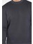 Üç Iplik Şardonlu Bisiklet Yaka Erkek Sweatshirt 4